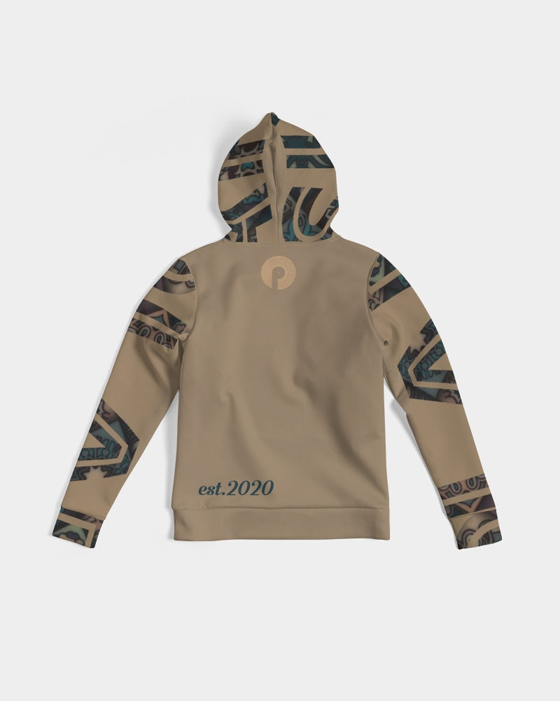 Polaris "Tapestry" Women's Hoodie- Dark Sand/Coffee