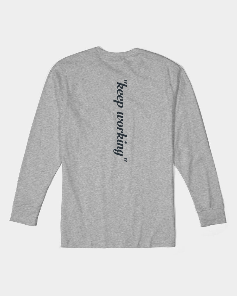 Polaris "Playback" Unisex Long Sleeve Tee- Heather Grey