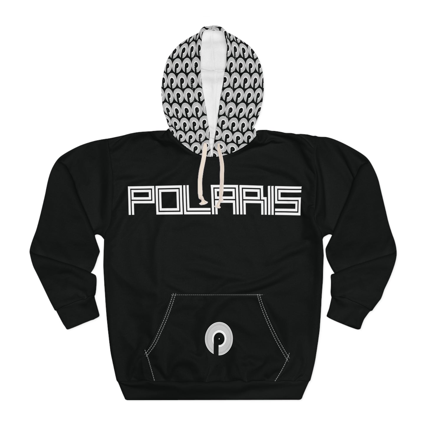 Polaris "Victory Lap" Unisex Pullover Hoodie- Black
