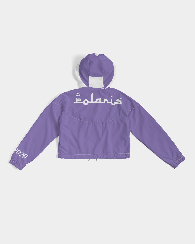 Polaris Purple Women's Cropped Windbreaker