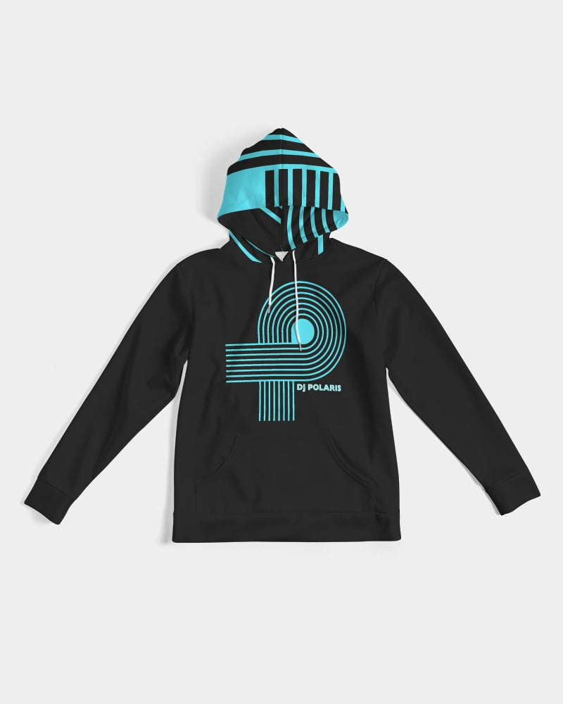 Polaris Men's Hoodie- Black/Teal