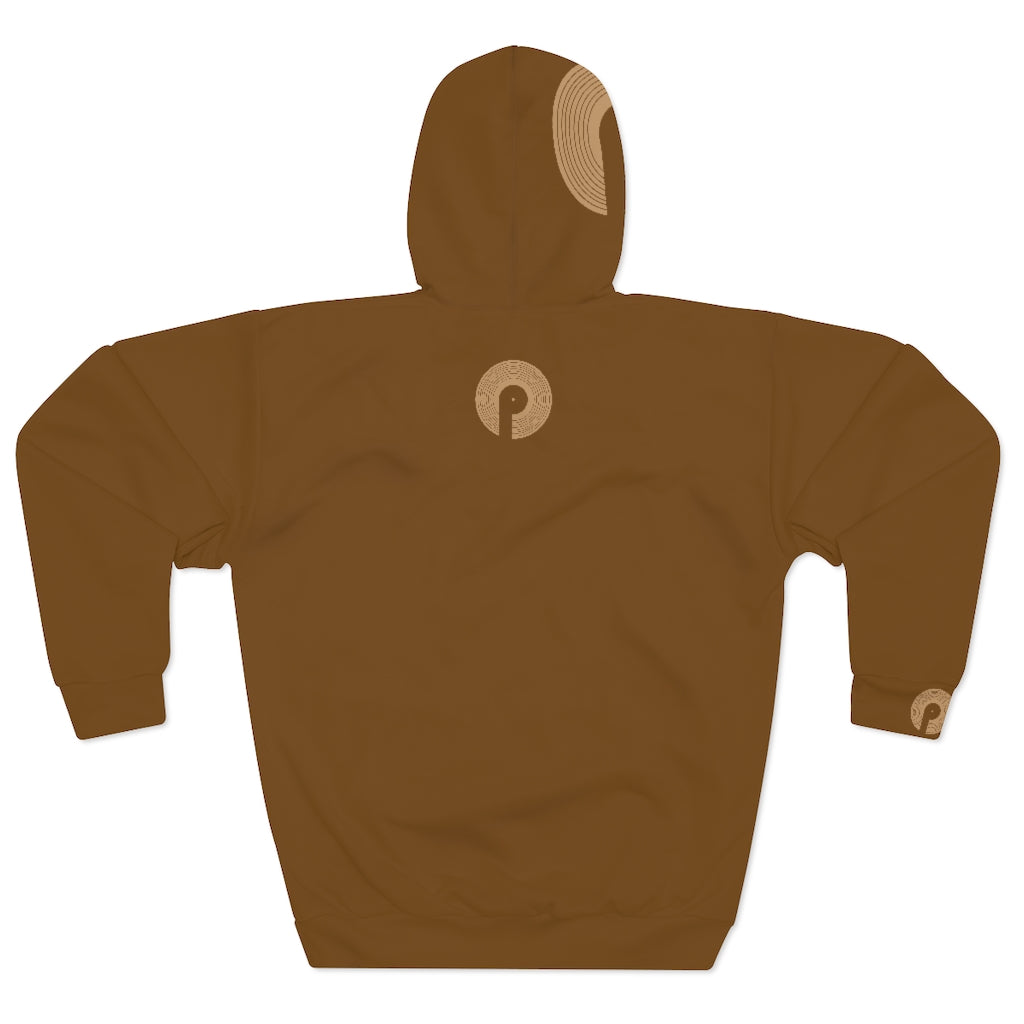 Polaris Street Unisex Pullover Hoodie- Coffee