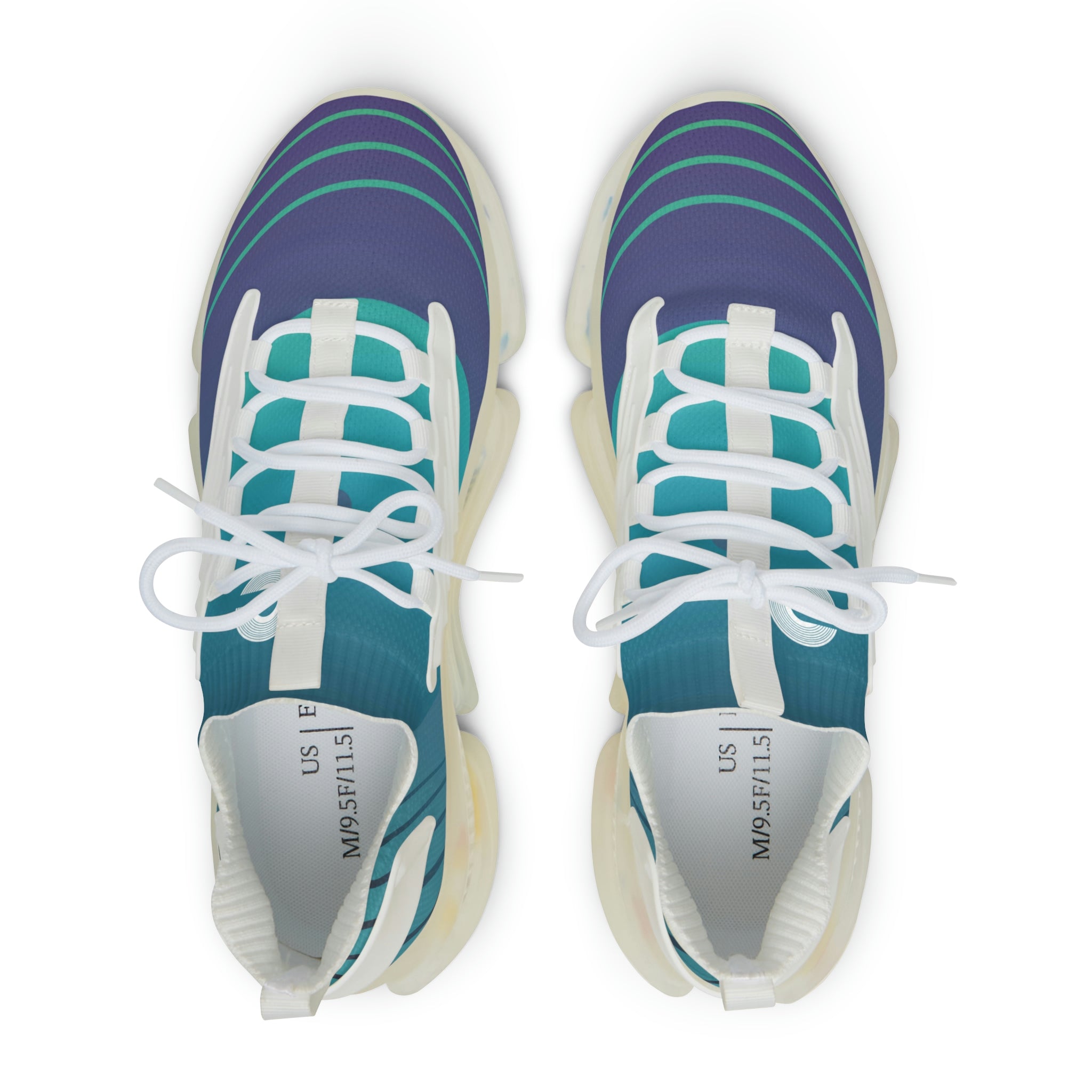 Polaris Sport Sneakers- Aqua Green Gradient