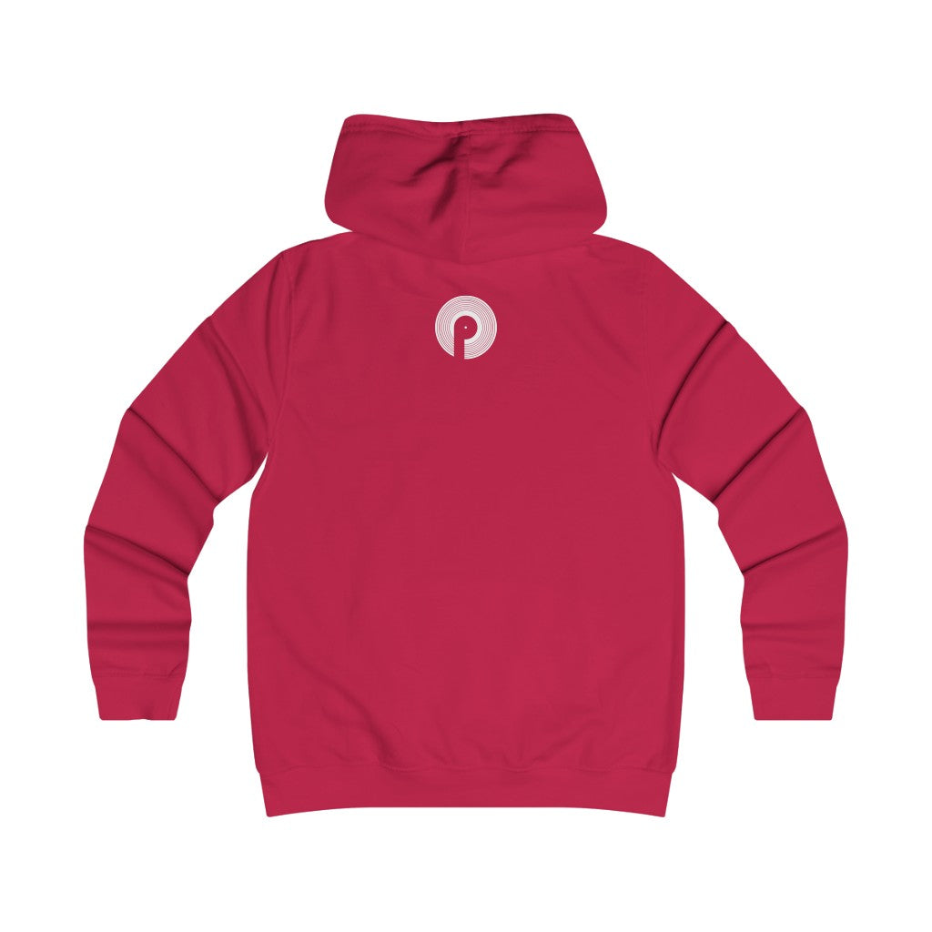 Polaris Girlie College Hoodie- Whte Logo