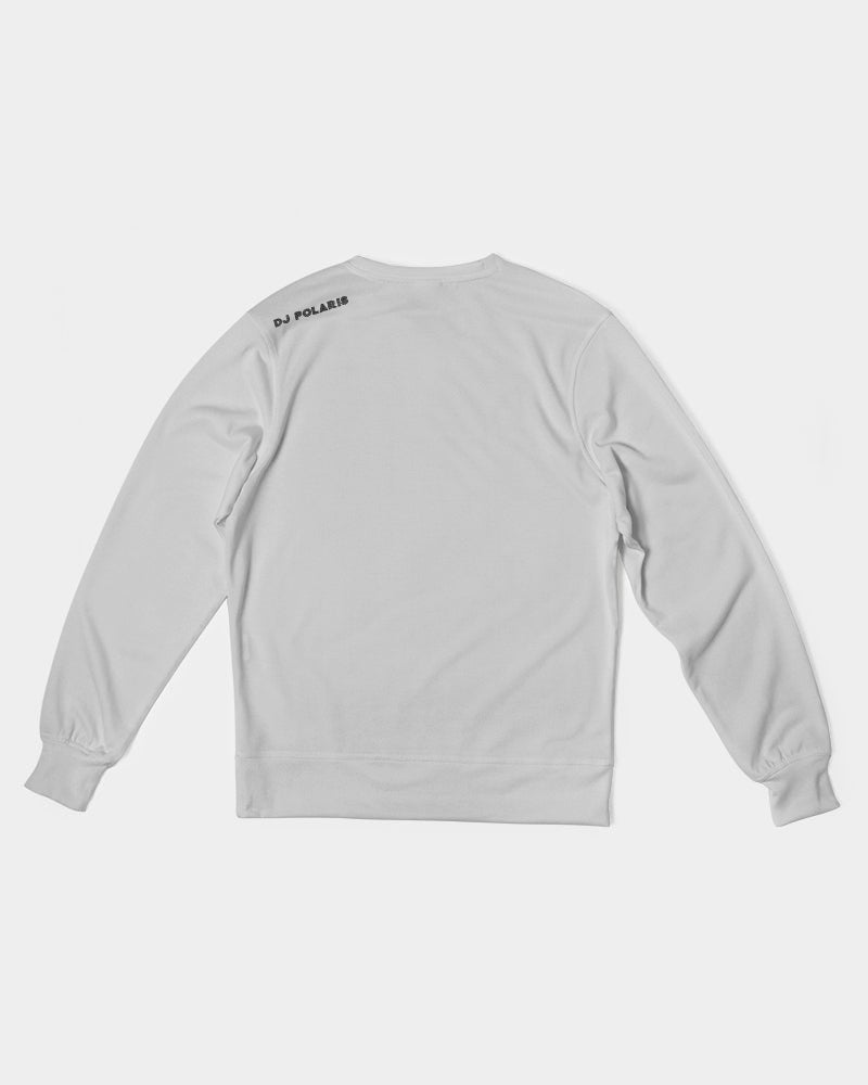 Men's Classic French Terry Crewneck Pullover-Spyro1-Light Grey