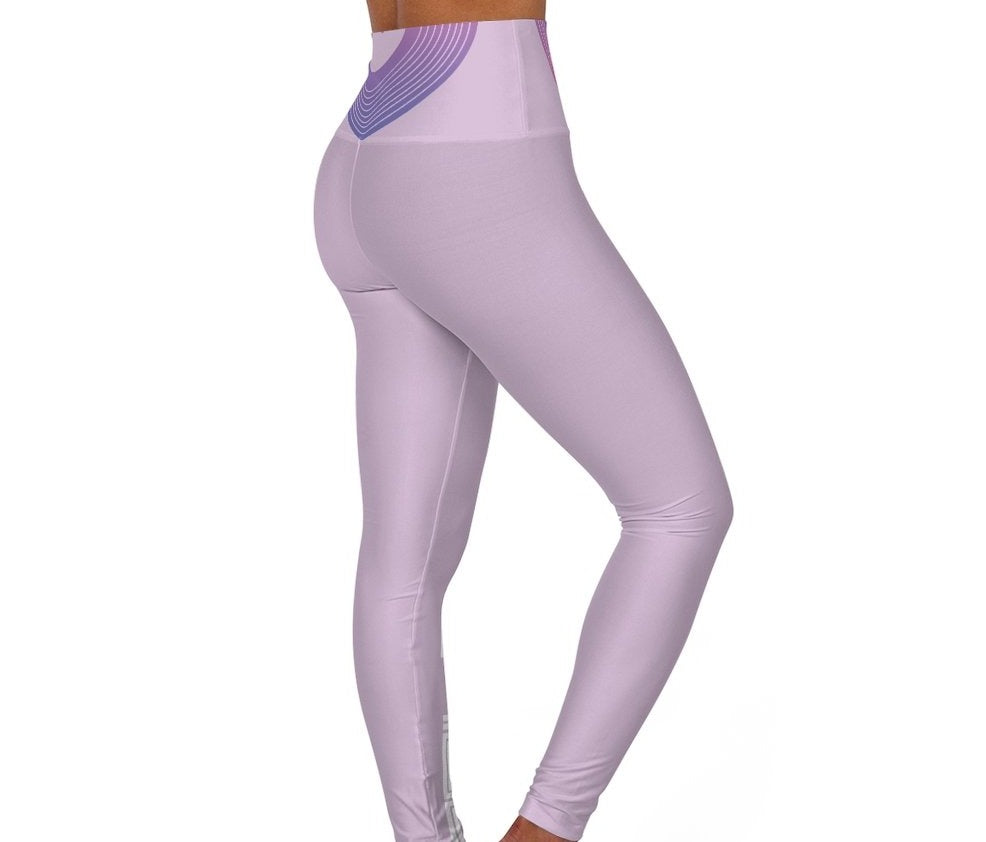 Polaris High Waisted Yoga Leggings- Thistle