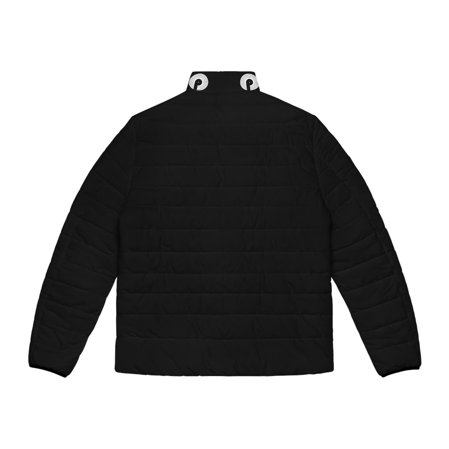 Polaris Men's Puffer Jacket- Black/White