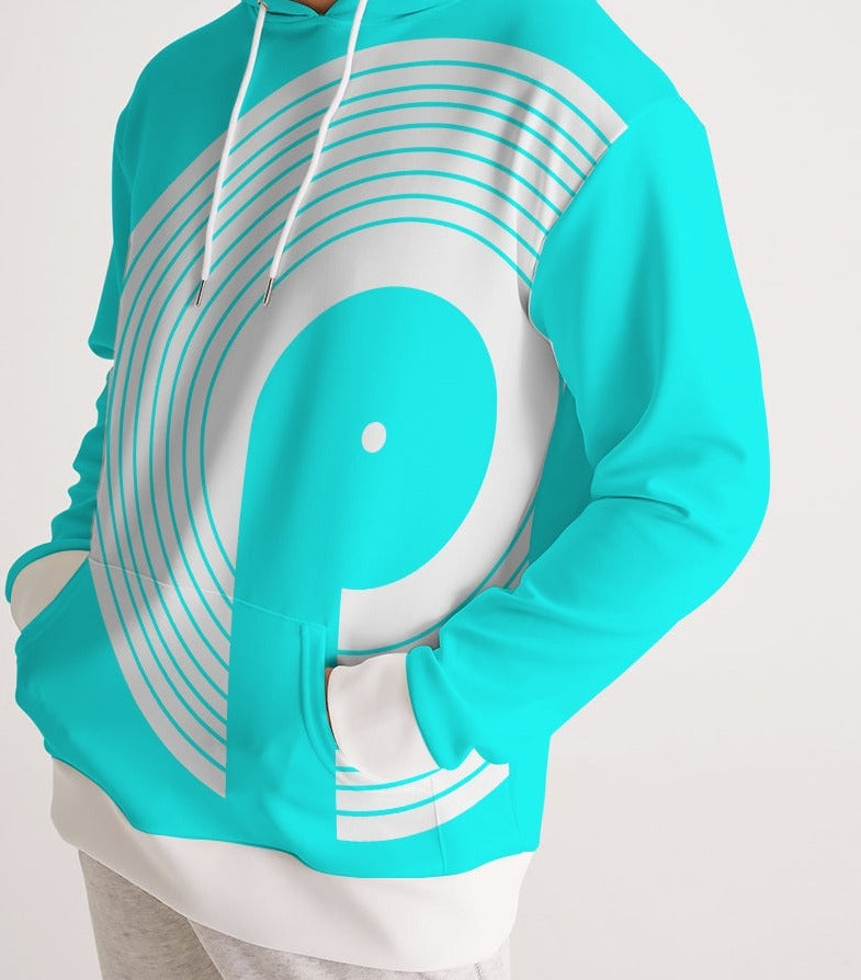 Lux Men's Hoodie- Light Blue