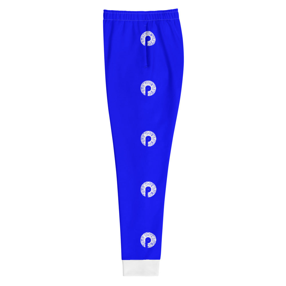 Polaris Needle Drop Women's Joggers- Blue/White