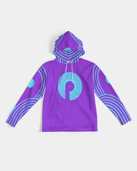 Polaris "45 Stacks" Men's Hoodie- Grape/Turquoise