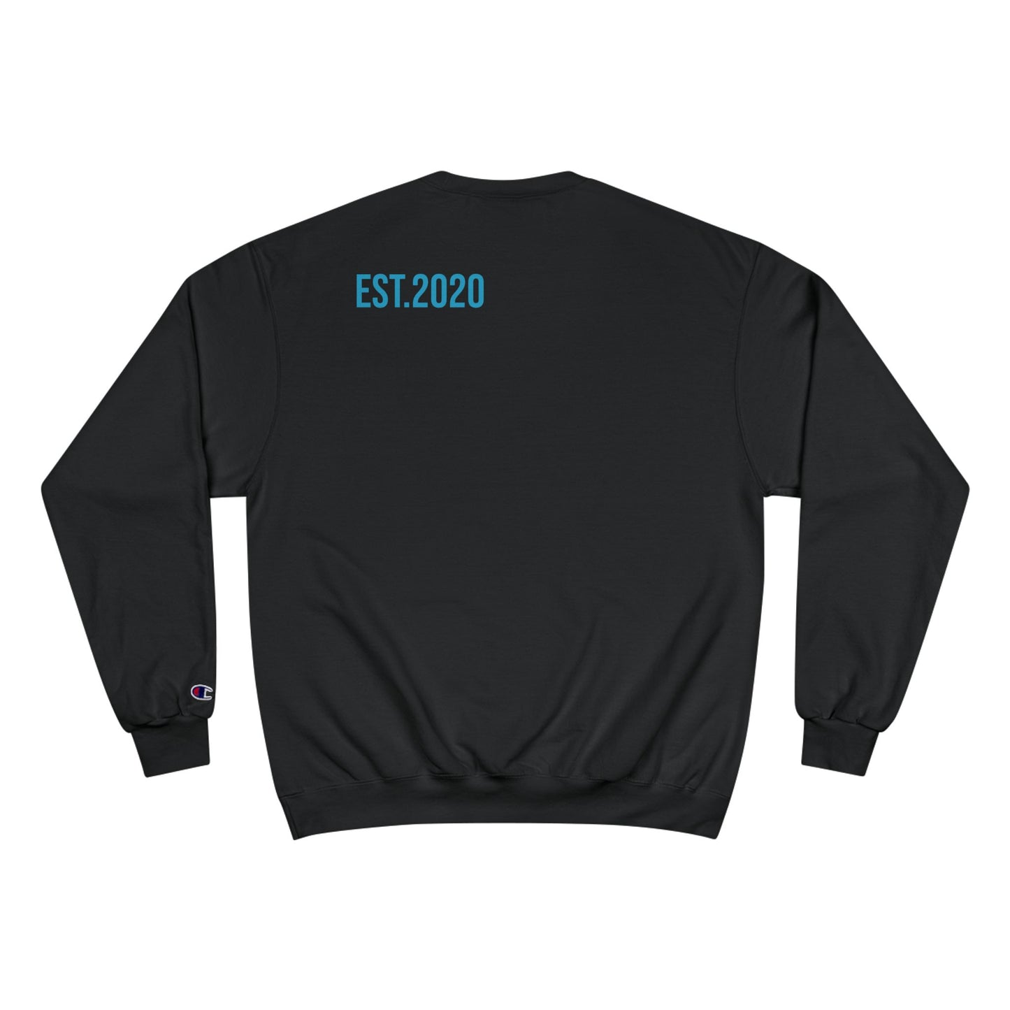 DJ Polaris " 3 P's" Champion Sweatshirt- Aqua Blue