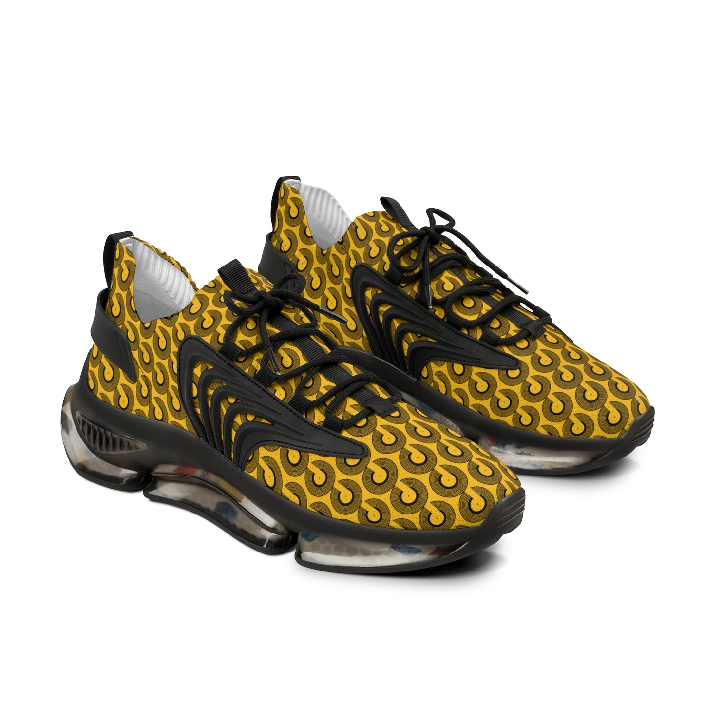 Polaris "Spray Link" Men's Mesh Sneakers- BumbleBee