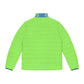 Polaris Men's Puffer Jacket- Lime Glow/Blue