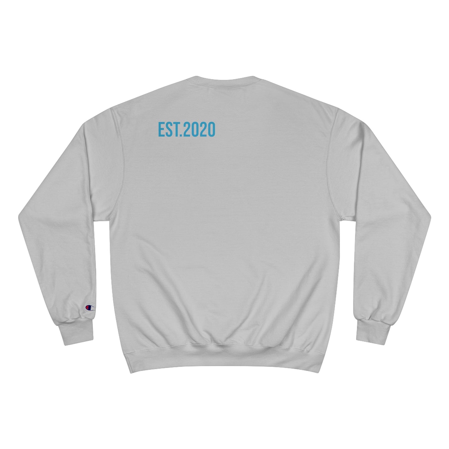 DJ Polaris " 3 P's" Champion Sweatshirt- Aqua Blue