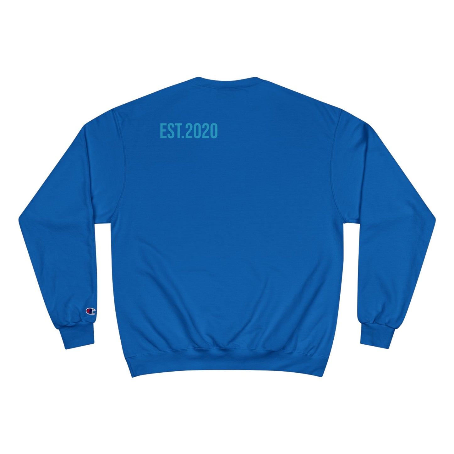 DJ Polaris " 3 P's" Champion Sweatshirt- Aqua Blue