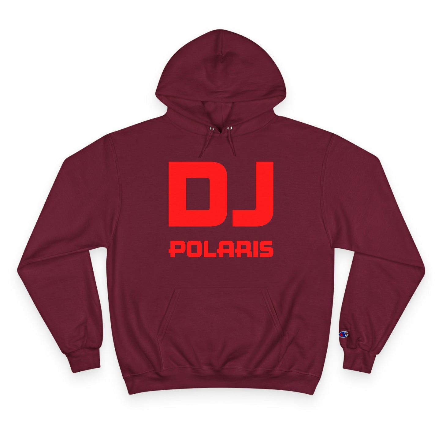 DJ Polaris "Cut Master" Champion Hoodie- Red