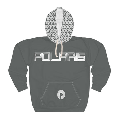 Polaris "Victory Lap" Unisex Pullover Hoodie- Grey