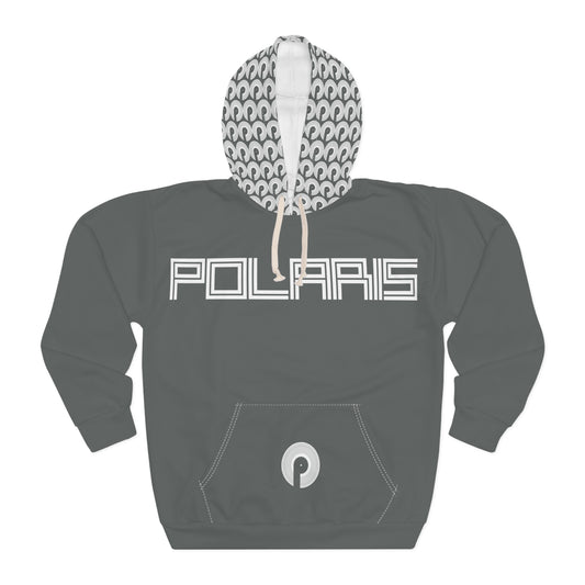 Polaris "Victory Lap" Unisex Pullover Hoodie- Grey