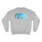 DJ Polaris " 3 P's" Champion Sweatshirt- Aqua Blue