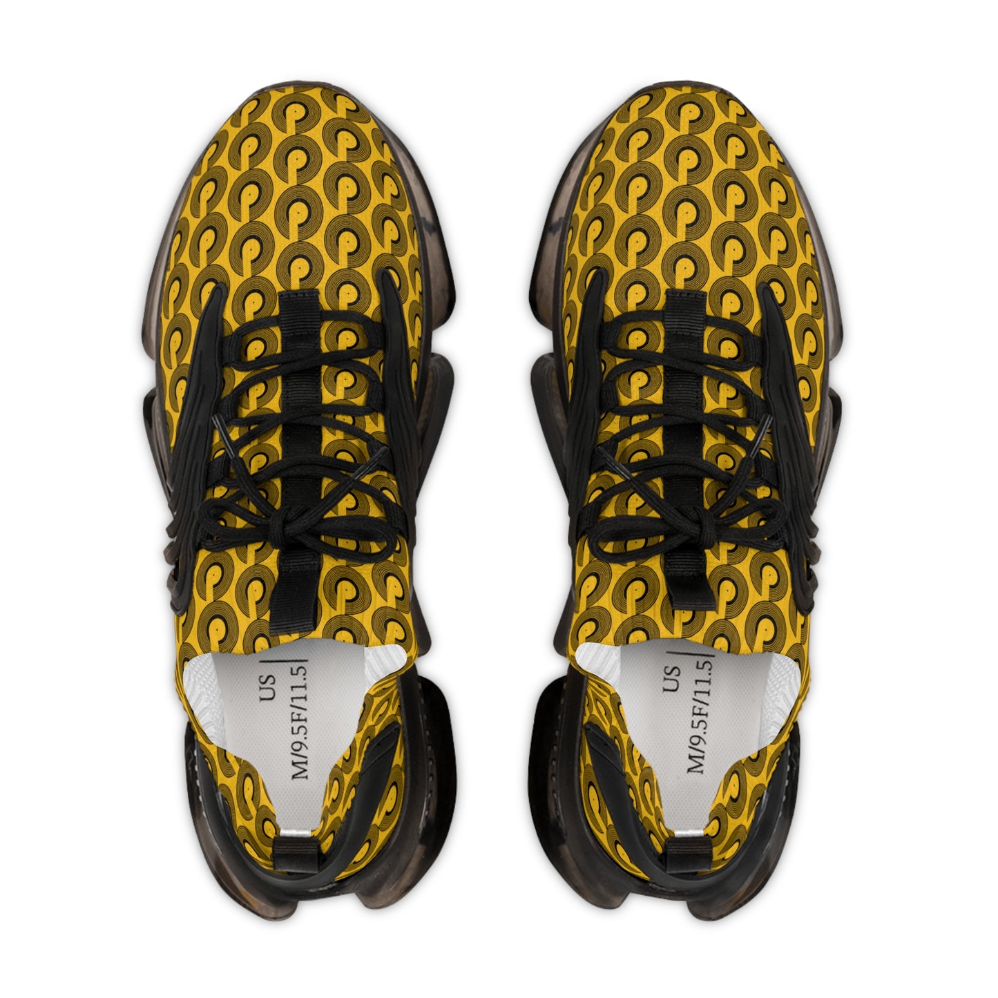 Polaris "Spray Link" Men's Mesh Sneakers- BumbleBee