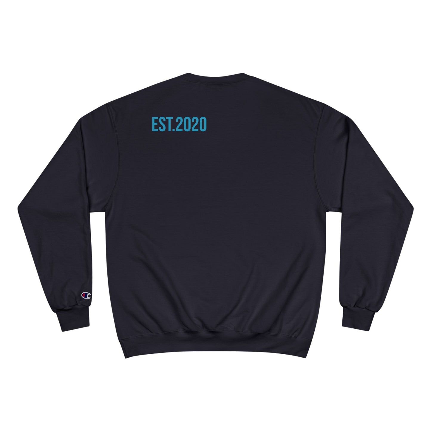 DJ Polaris " 3 P's" Champion Sweatshirt- Aqua Blue