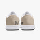 Polaris "Crate Diggers" Low Top Leather Sneakers- Tan/White