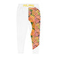 Polaris Plus Size Leggings- Orange Flowers
