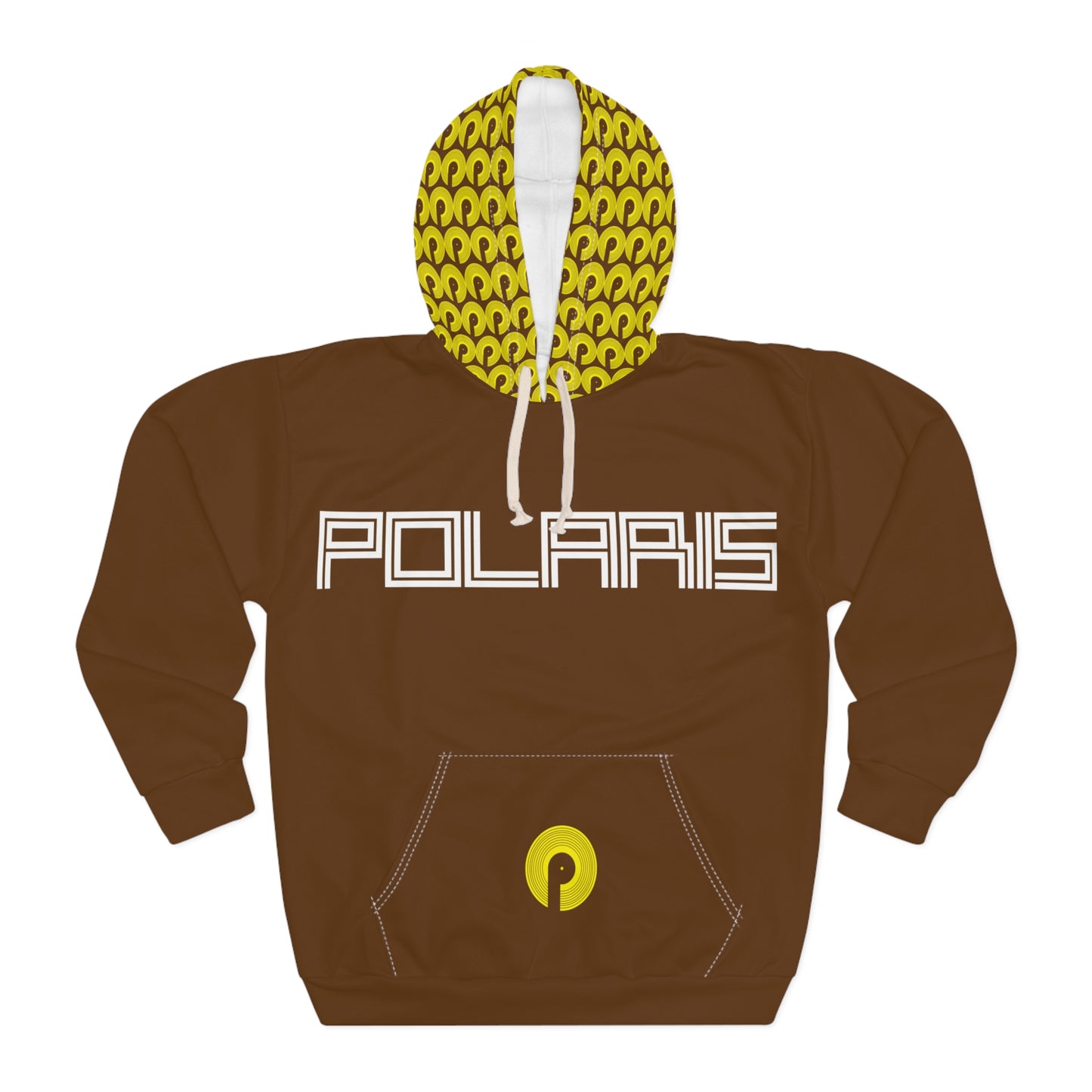 Polaris "Victory Lap" Unisex Pullover Hoodie- Brown/Gold