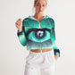 Polaris "Teal Eye" Women's Cropped Windbreaker