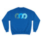 DJ Polaris " 3 P's" Champion Sweatshirt- Aqua Blue