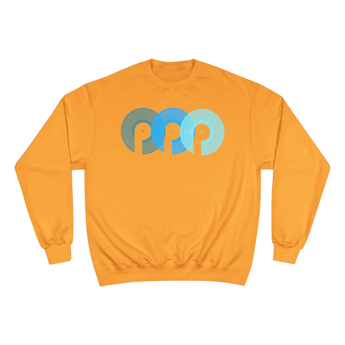 DJ Polaris " 3 P's" Champion Sweatshirt- Aqua Blue