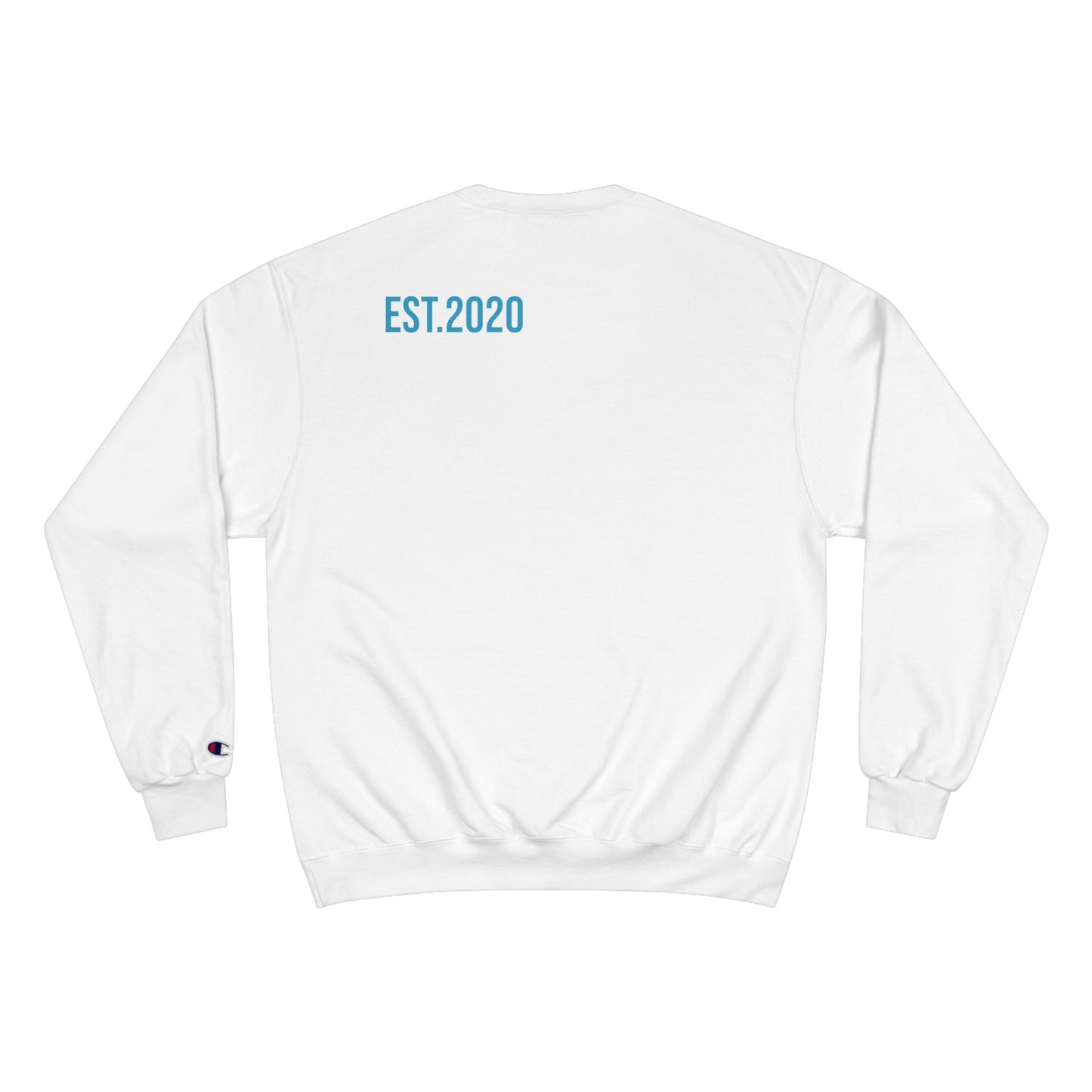 DJ Polaris " 3 P's" Champion Sweatshirt- Aqua Blue