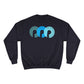 DJ Polaris " 3 P's" Champion Sweatshirt- Aqua Blue