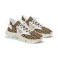 Polaris "Spray Link" Men's Mesh Sneakers- Brown/Tan