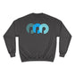 DJ Polaris " 3 P's" Champion Sweatshirt- Aqua Blue