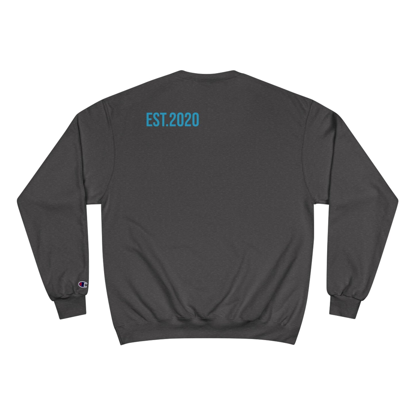 DJ Polaris " 3 P's" Champion Sweatshirt- Aqua Blue