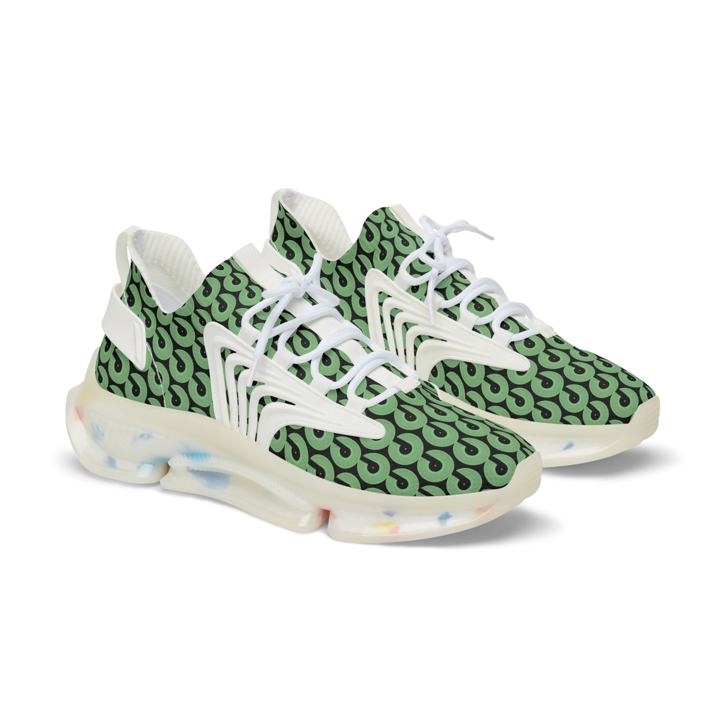 Polaris "Spray Link"  Men's Mesh Sneakers- Green