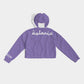 Polaris Purple Women's  Cropped Windbreaker