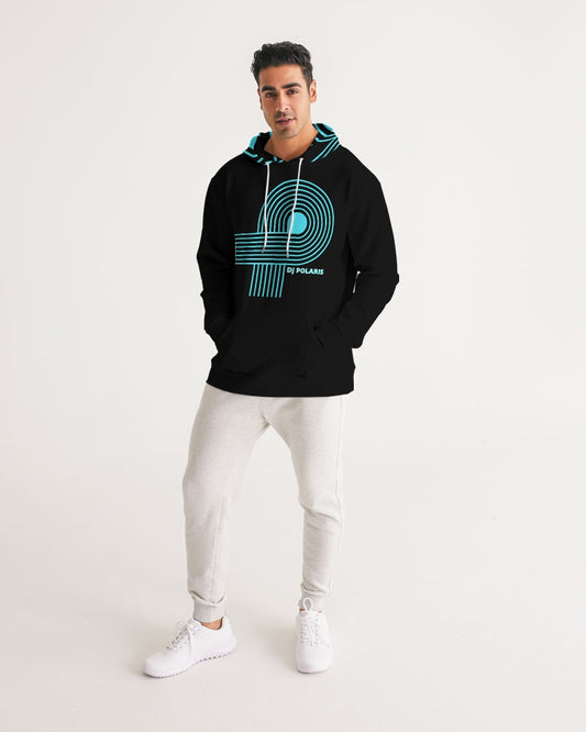 Polaris Men's Hoodie- Black/Teal