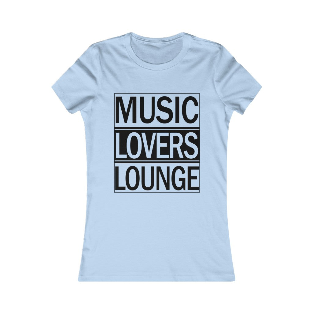 M.L.L.-Women's Favorite Tee- Black Logo