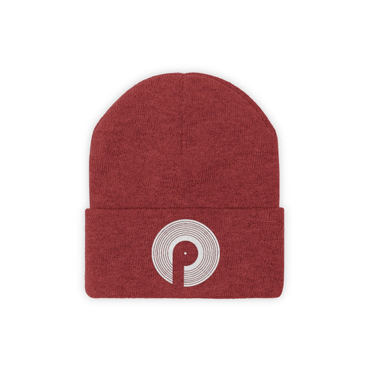 Polaris Knit Beanie- White Logo