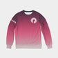 Men's Classic French Terry Crewneck Pullover-Red Gradient