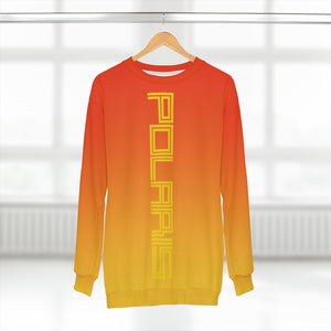 Polaris Vertical Joyride Unisex Sweatshirt- Orange Fade