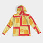 Lux Men's Hoodie- Yellow Squares
