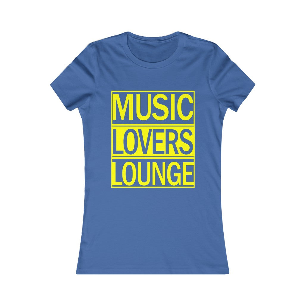 M.L.L.- Women's Favorite Tee- Yellow Logo