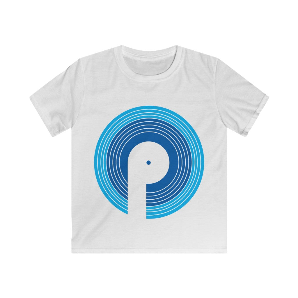 Polaris Unisex Kids Softstyle Tee- Double Blue Logo