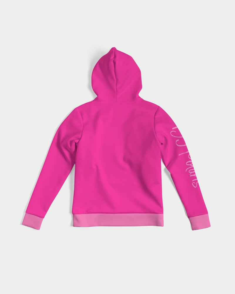 Lux-2  Women's Hoodie- Deep Pink