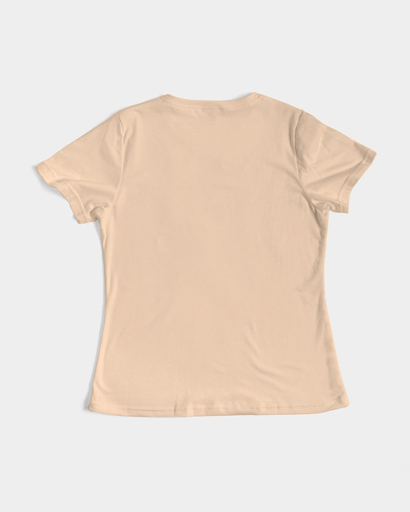 Polaris Lux 3p's Women's Tee-Peach Puff/White