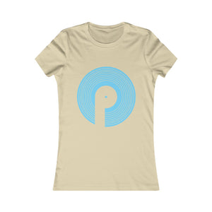 Polaris Women's Favorite Tee- Light Blue Logo