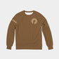 Men's Classic French Terry Crewneck Pullover-Brown